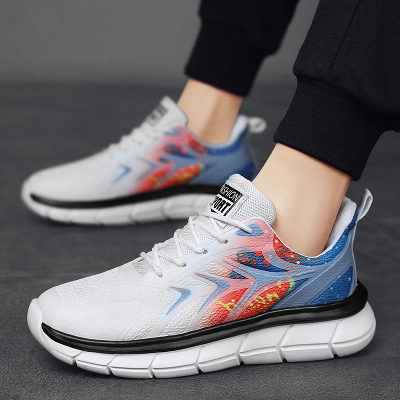 Men's Tennis Sports Running Shoes Young Male Students Walking Running Casual Sneakers Hiking Travel Footwear