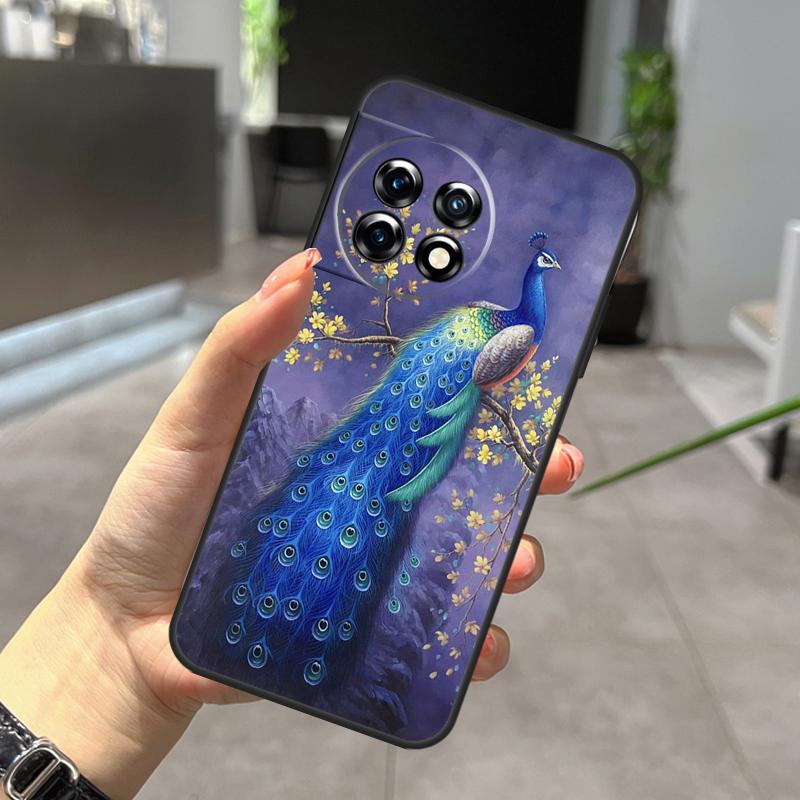 

Animal Peacock Pattern Case For OnePlus Nord CE 5 2 3 4 Lite N30 N20 OnePlus 15 13 12 11 9 10 Pro 10T 13R 15R Cover OnePlus Nord N20
