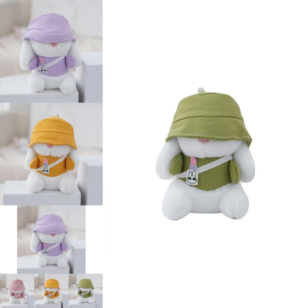 Stylish Pink Bunny Keychain Lovely Car Accessory And Backpack Charm For Trendy Girls