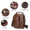 Top Grain Genuine Leather Men's Crossbody Shoulder Bag - Luxury Business & Commute Style