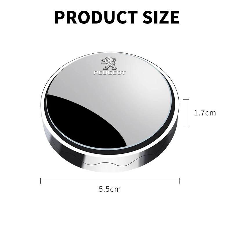 Car Reverse Blind Spot Auxiliary Rearview Convex Mirror Wide Angle Mirrors For Peugeot 206 208 306 307 308 407 408 508 2008 3008