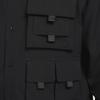 Nike Solid Color Multi-Pocket Collared Single-Breasted Jacket Men Outerwear Black DN3936-010