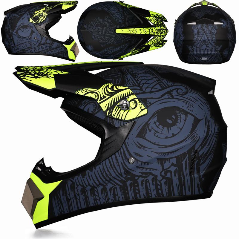 Four Seasons Motorcycle Off-road Helmet for Men and Women, Electric Bike Helmet, Mountain Bike Off-road Helmet, Racing Speed Descent Pedal