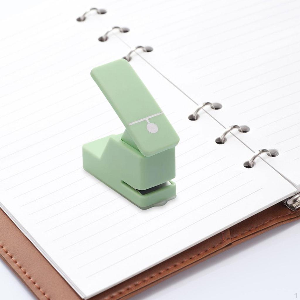 Perfurador para Crianças, Leve e Prático, Furo Único, Pastas Diários.