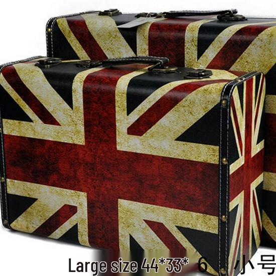 Retro britu ādas koferis: Antīka stila