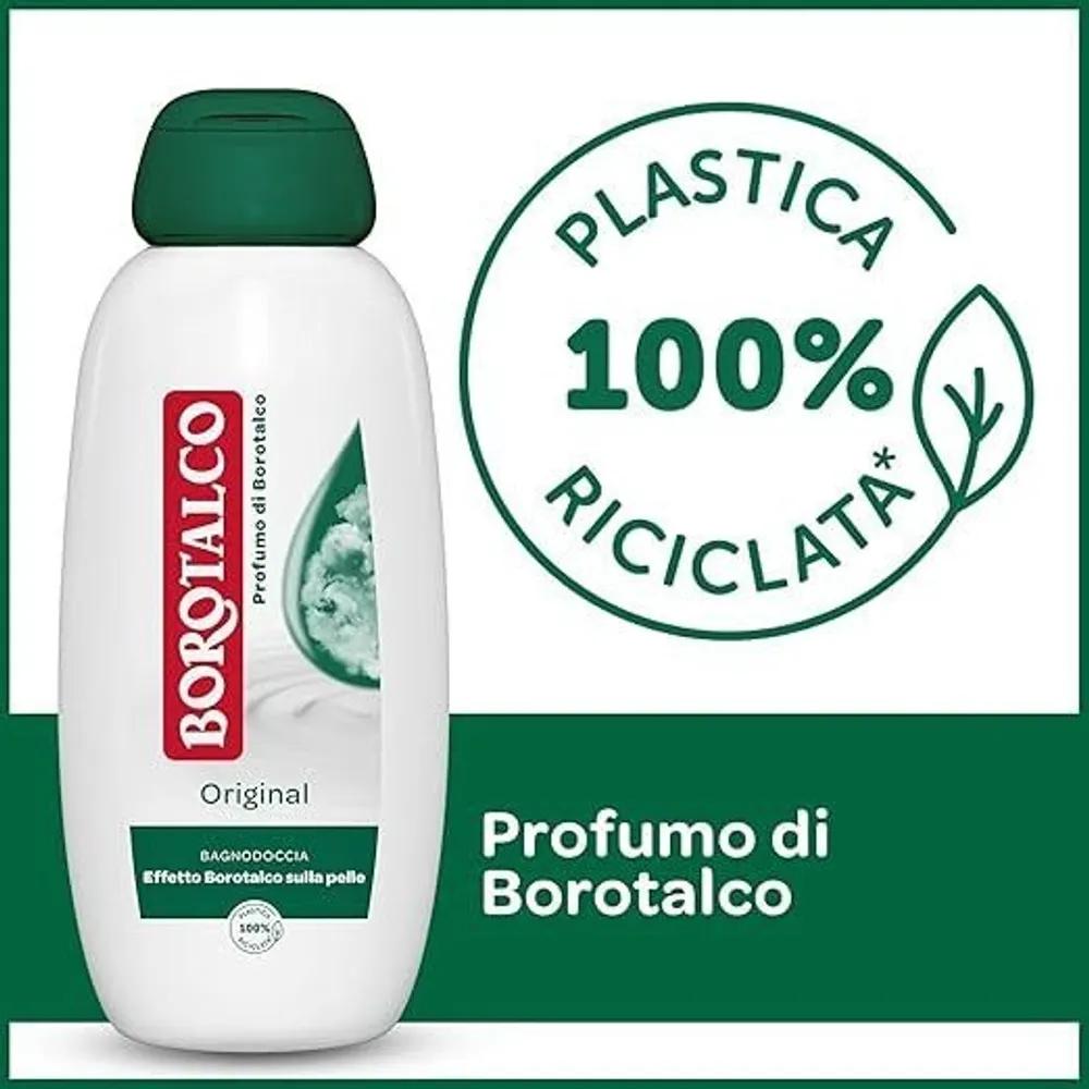 Borotalco Original Shower Bath Shower Gel 450ml x 4