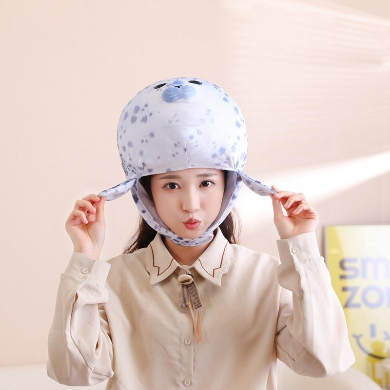 

Шапка-капюшон с принтом, фотореквизит, фотореквизит, мультяшный капюшон, реквизит для выступлений Length 45 Width 31CM0.2kg