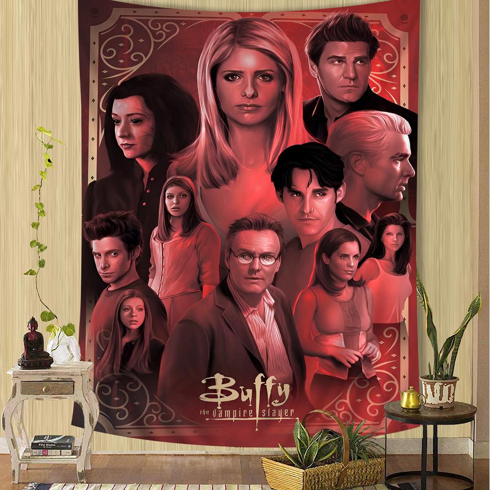 Buffy the Vampire Slayer Colorful Tapestry Wall Hanging Cheap Hippie  Bohemian Wall Tapestries Mandala Wall Hanging Sheets