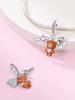 Peace Dove Protects The Earth Beads Charm Copper Plated Fit Charms Copperoriginal Bracelet For Jewelry Making Diy Charm