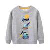 JumpingMeters Trendy Boys' Long Sleeve Knit Hoodie - European & American Children's Autumn Wear