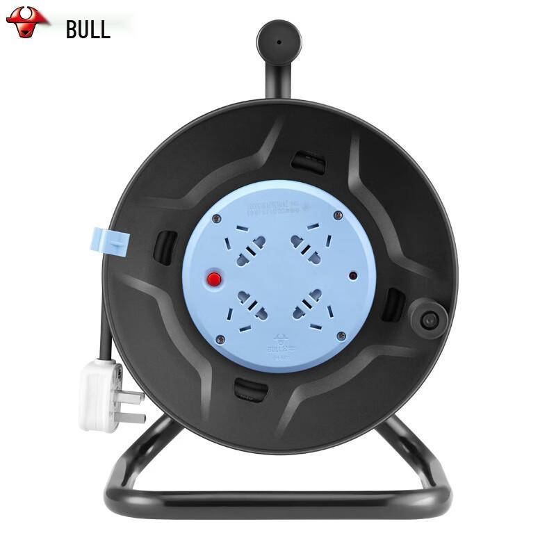 Bull Overheat Protection Cable Reel Power Strip CN plug (adapter included)
