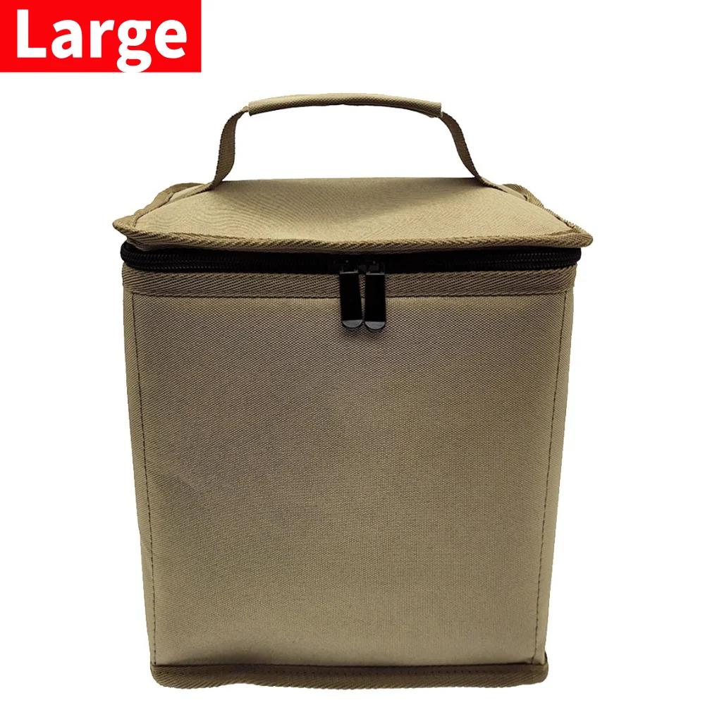 Butan Brennstoffkartuschenabdeckung 600D Oxford-Gewebe Campinglaterne Gastanktasche Camping-Aufbewahrungstasche für Outdoor-Camping Kochen Wandern