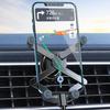 Alloy Mini Car Auto-Lock Bracket Secure Foldable Sleek Design Sturdy Long Lifespan Phone Holder