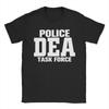 Usa Logo Dea Federals Interdiction Agency Unisex Unisex T Shirts Vintage Tees Short Sleeve O Neck Tshirt Cotton Plus Size Tops