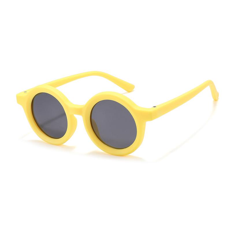 Cute Round Frame Kids Sunglasses UV400 Protection Soft Silicone Sun Glasses for Boys Girls Summer Beach Eyeglasses Eyewear