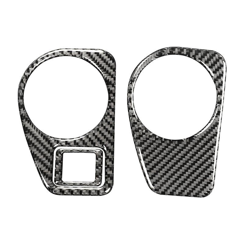 For Volkswagen Golf 7 Gti Mk7 2013-2019 Carbon Fiber Auto Headlight Switch Decoration Frame Cover Trim Sticker Car Accessories