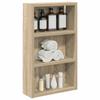 Wall Mounted Bathroom Cabinet with Shelf Sonoma Oak 30 x 10 x 50 cm