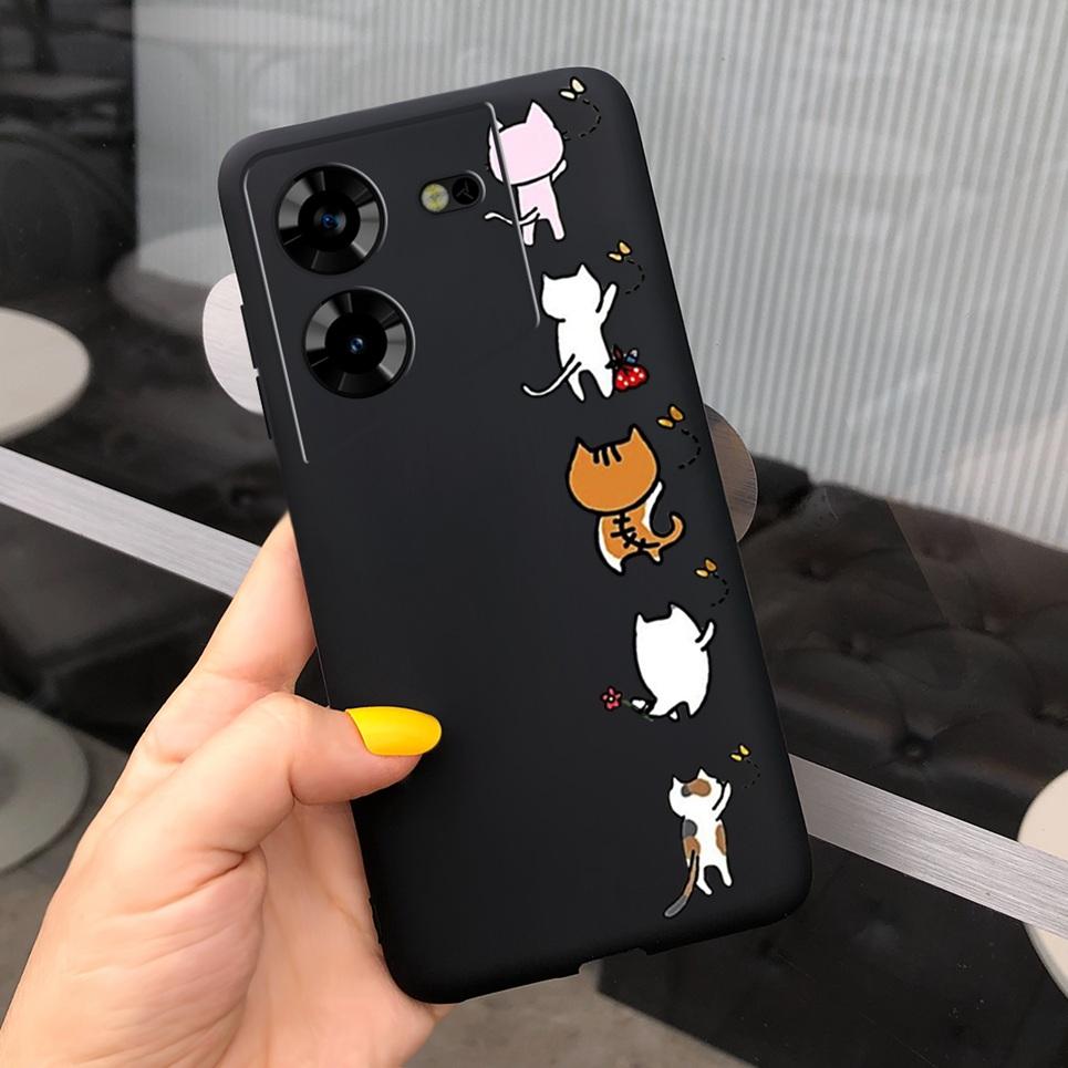 Soft Silicone Phone Case For Tecno Pova 5 POVA5 Cover 2023 New Fashion Cool Style Cartoon Design Coque Shell Soft Silicone Etui