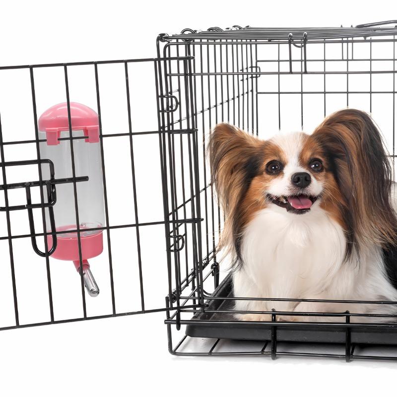 Pet Water Dispenser, Non-wet Mouth Dog Water Dispenser, Drinking Utensils, Cat and Dog Supplies, Dog Hanging Dog Water Bottle, 400ml