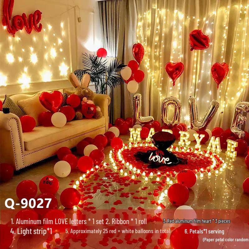 Romantic Proposal & Anniversary Balloons for Valentine's Day