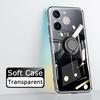 For Honor 600 Lite Case Ring Holder Phone Case Ultra Thin Transparent Car Navigation Silicone Clear Cases For Honor 600 Lite Phone Casing