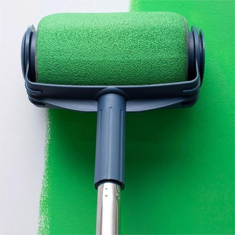 1Pc Paint Roller Brush - Handheld Paint Roller - Cleaning Paint Roller - Roller Tool For Painting Room Walls Ceilings Floors