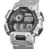 Casio YOUTH Series-Disc Digital Display Classic Retro Fashion Ten Years Electric Movement Quartz Movement Stainless Steel Strap Japanese AE-1400WHD-1A