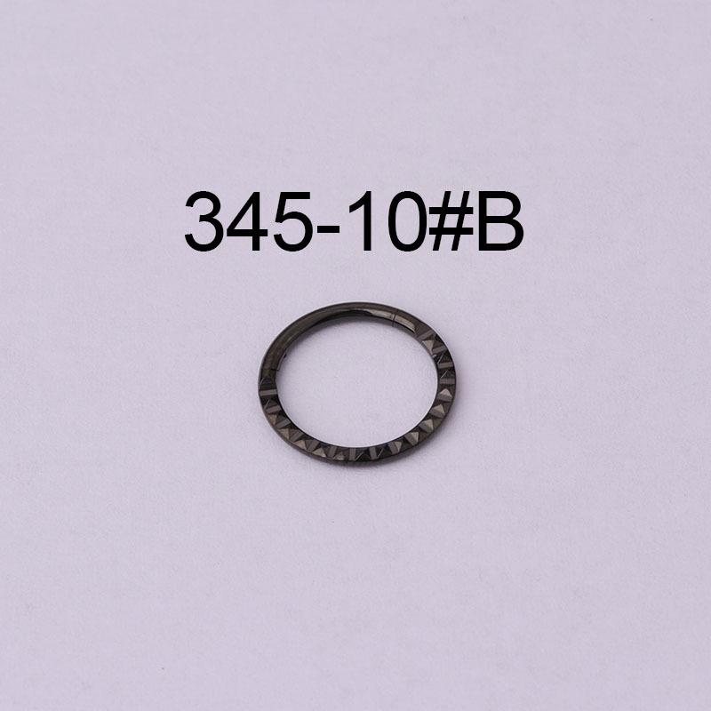 Versatile 316 Stainless Steel Triangle Pattern Closure Septum or Piercing Earrings