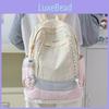 Fashionable Backpack Nylon With Color Contrast Design For School And Outings Use