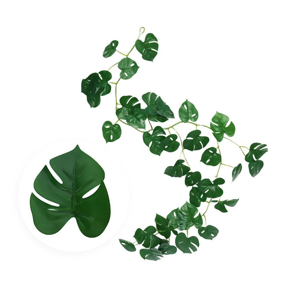 

180cm Length Green Leaves Artificial Plant Pipe Wraping Vine DIY Accessories Simulation Leaves Vine Photo Props