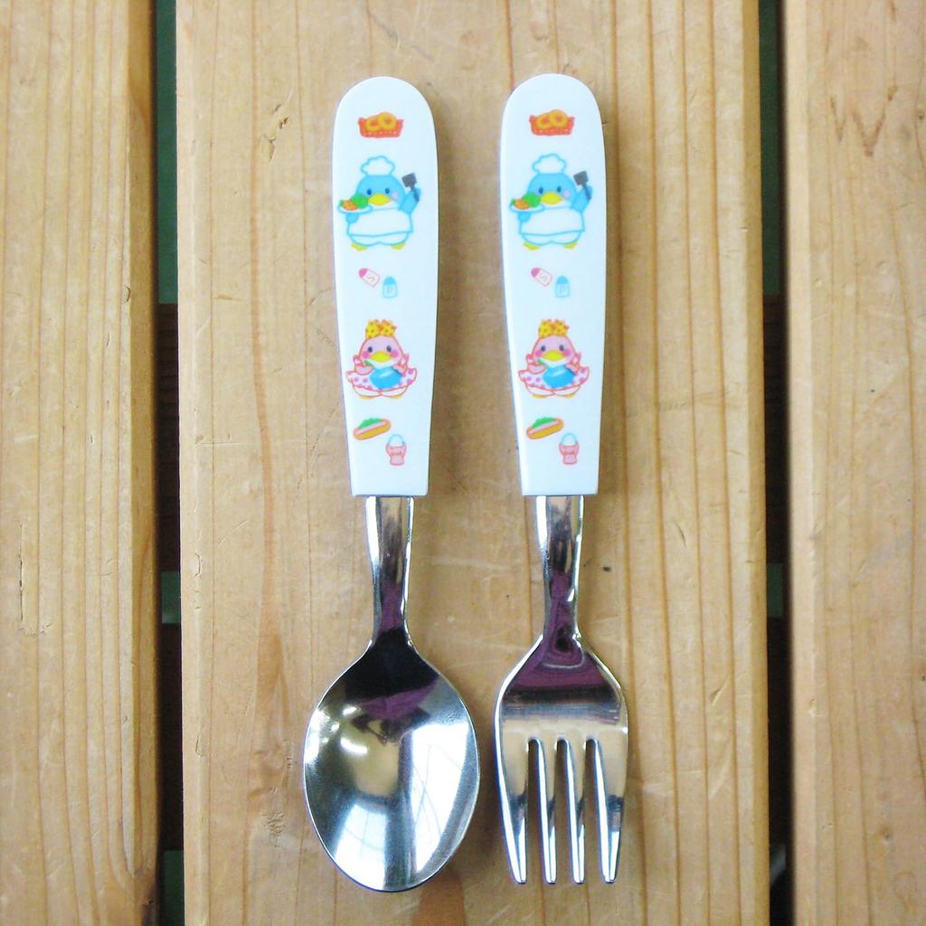 Nagao Spoon and Fork Ben Betty Dishwasher Made in Japan Children's Set, & Design, 13.8cm, Safe,