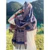 Skin Friendly And Breathable Warm And Versatile Home, Autumn And Winter Women'S Travel Shawl, Thick Cloak, Air Conditioning Blanket