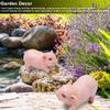 2pcs Landscape Lawn Garden Courtyard Resin High Simulation Piglet Decoration Animal Pig Ornament