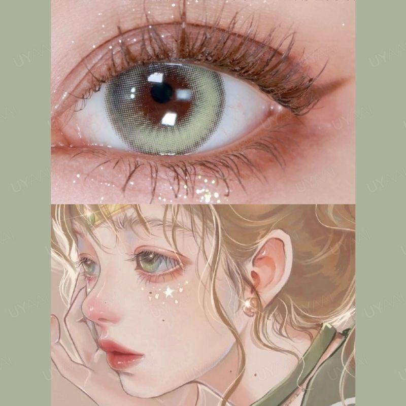 2 Stück Bling farbige Kontaktlinsen