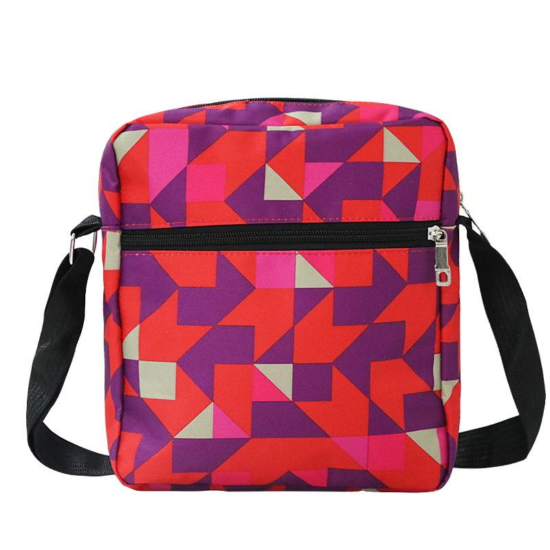 Casual Shoulder Bag, Student Stationery Bag, Oblique Span Bag, Schoolbag, One Piece, Customized Heat Transfer with Pictures.