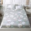 Flower Strawberry Print Bed Cover Dustproof Fabric Bedspread Mattress Protective