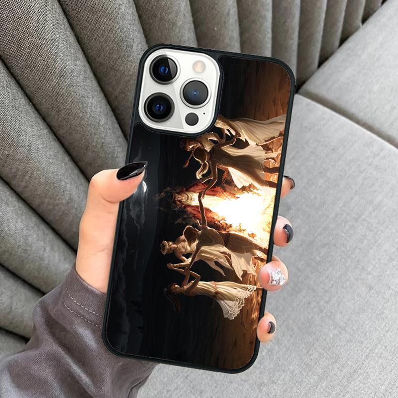 Witches Circle Dance Phone Case For iPhone 17 Air 16 16e 15 13 14 Pro Max 11 12 Plus 2022 MAX Shell Cover coque