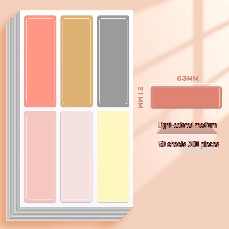 Водонепроницаемые самоклеящиеся этикетки для имени и даты для идентификации продуктов питания