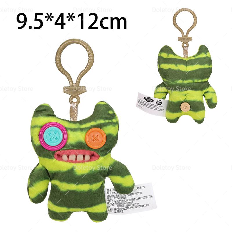 Fuggler Plush Keyrings Funny Ugly Monster Fugg Sasquoosh Indecisive Grin Grin Monster Cute Plush Collectible Backpacke Pendant