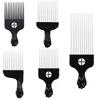 Insert Hair Pick Hairbrush Stainless Steel Curly Hair Comb Styling Professional