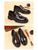 Men's Genuine Leather Brogue Shoes - Formal, Trendy High-end British Style with Thick Soles