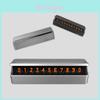 Premium Temporary Stop Sign Car Parking Card With Concealed Phone Number Feature