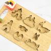 8/10/18/24Pcs Stainless Steel Cookie Cutter Set 3D Shape Design Various Patterns Holiday Cookie Mold Christmas Gift Baking Tool