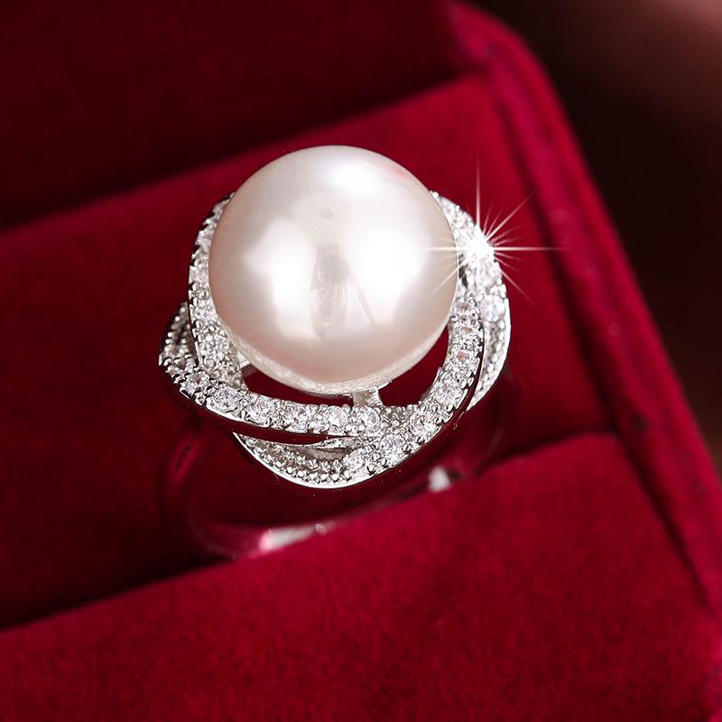 Exquisite Princess Qianjin Layered Bead Open Ring - Versatile Women's Jewelry