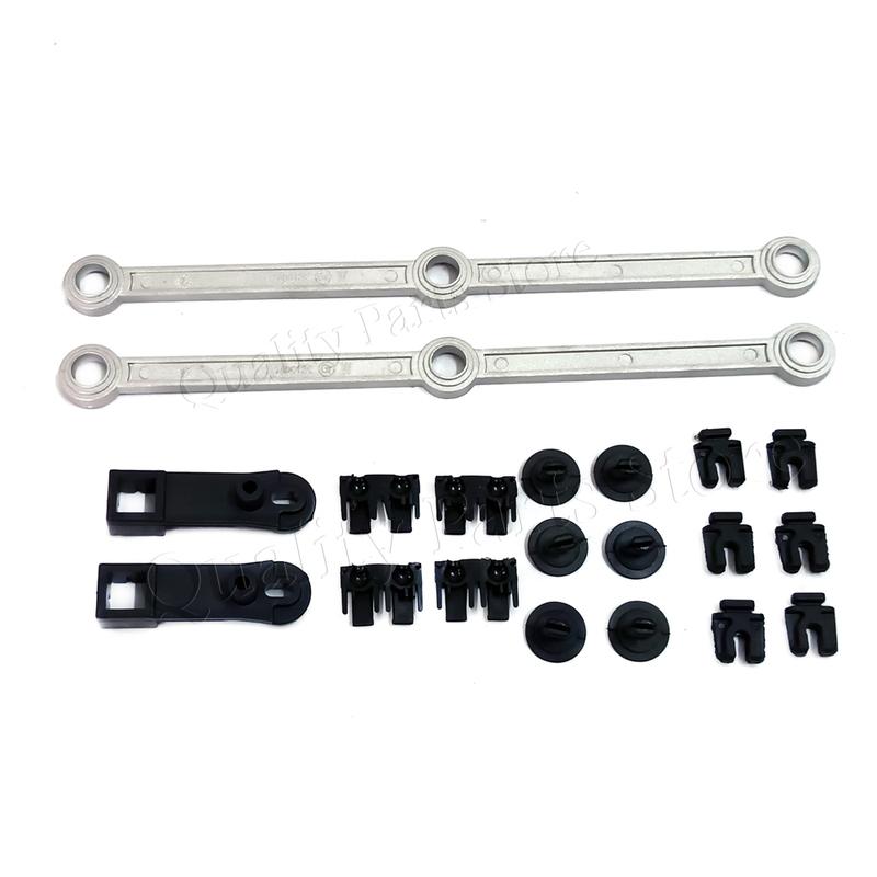 Nuovo Collettore di Aspirazione in Alluminio Flap di Turbolenza Bielle di Collegamento Kit di Riparazione Auto Per Mercedes Benz OM642 6420903237 6420907737