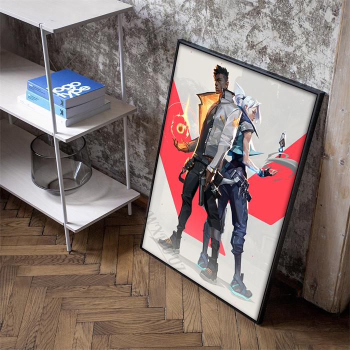 Classic Video Game Valorant Anime Characters Pictures For Living Room Art Home Wall Decor Canvas Painting Print Posters Gift