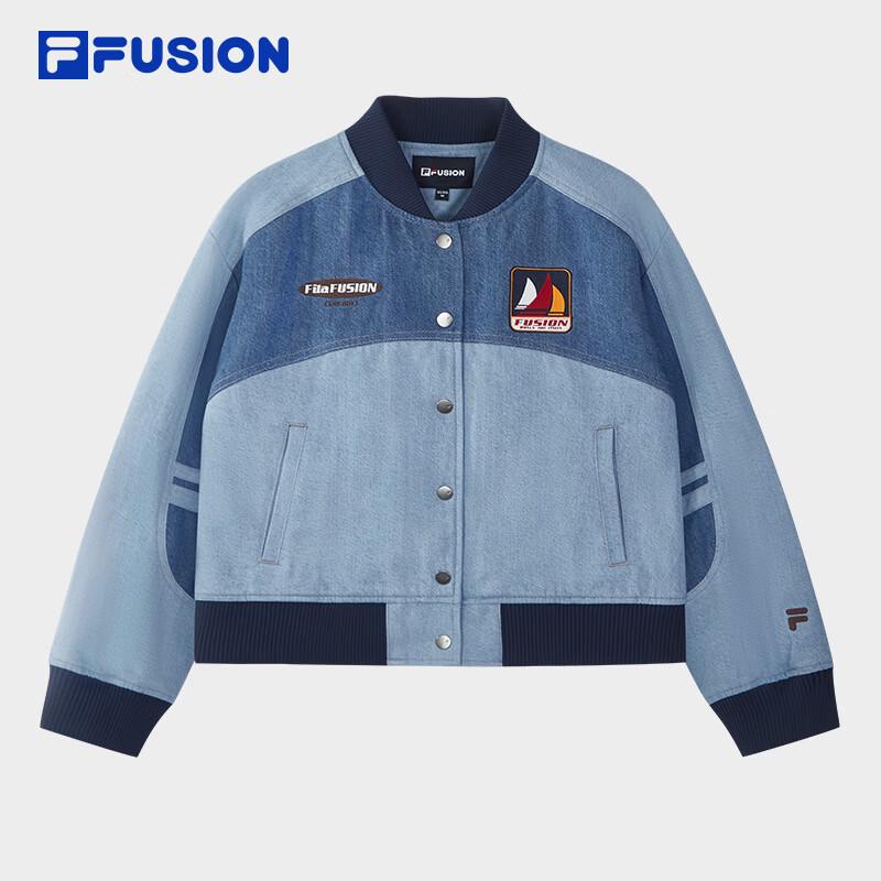 FILA FUSION Women s Retro Washed Denim Jacket XL