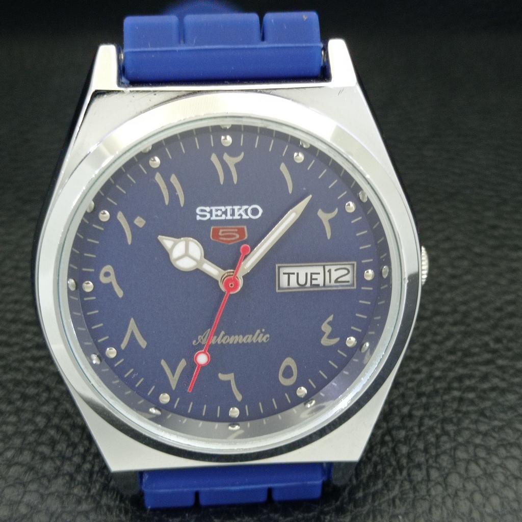 REFURBISHED SEIKO 5 AUTOMATIC 6309A VINTAGE JAPAN MENS BLUE DIAL WATCH a441363-5 Sk-a441363