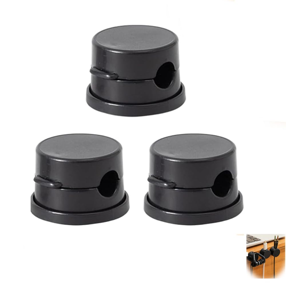 

DREAMERS Cable Holder Gadget, Rotatable Cable Clips, Cable Management, Cable Organizer, Adjustable Cable Management, Desk Cord Clips, Strong