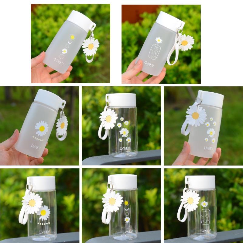 Creative Plastic Cup For Students Daisy Design, Anti-fall And High Temperature Resistant